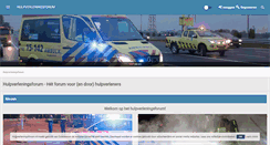 Desktop Screenshot of hulpverleningsforum.nl
