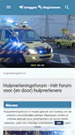 Mobile Screenshot of hulpverleningsforum.nl